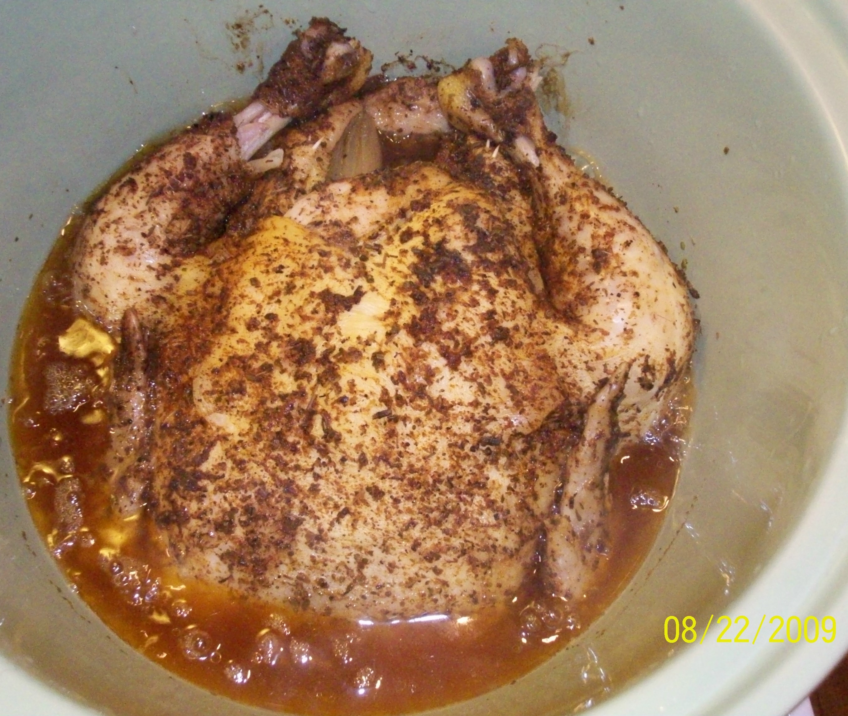 CrockPot Rotisserie-Style Chicken Recipe - A Year of Slow Cooking