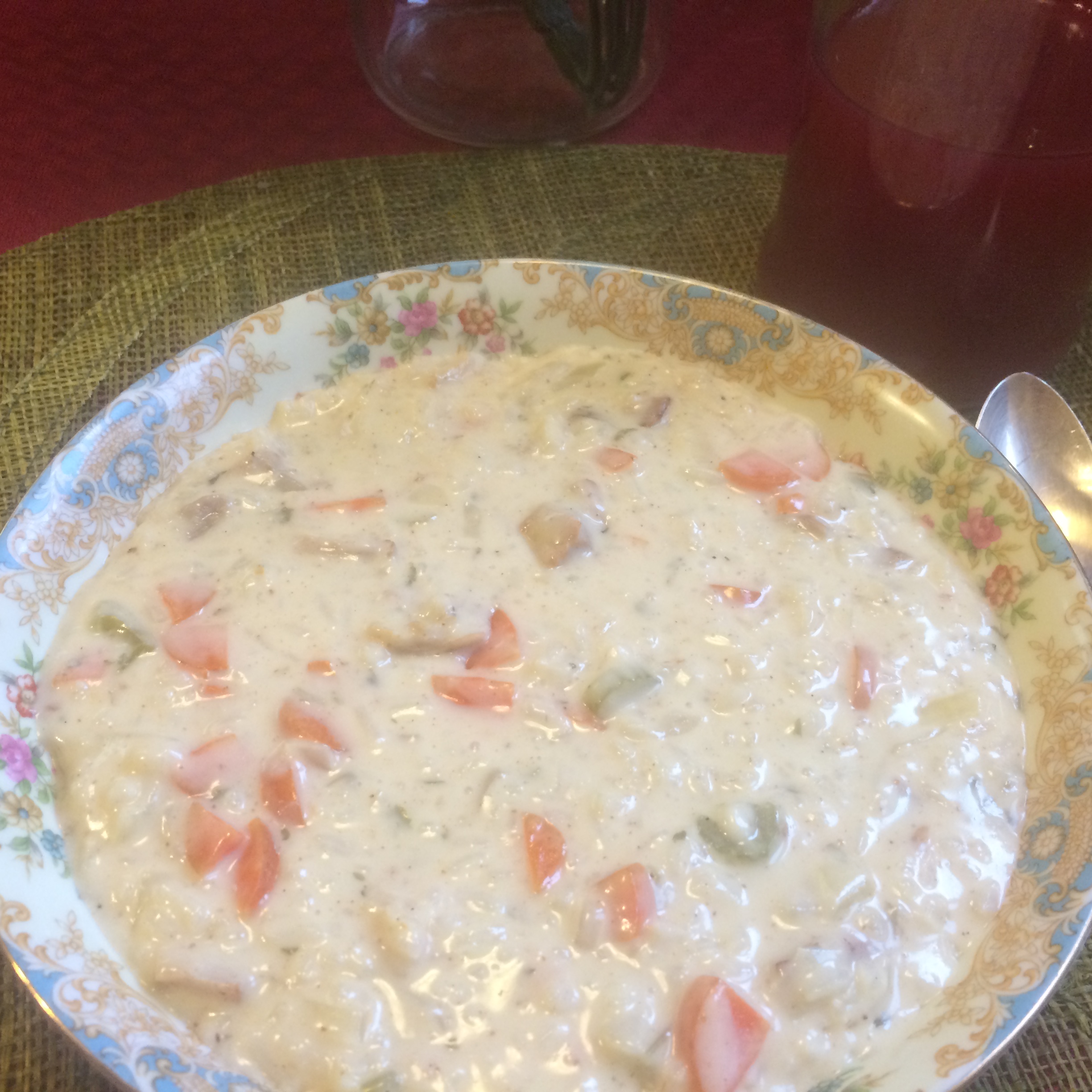 CREAMY CHICKEN SOUP