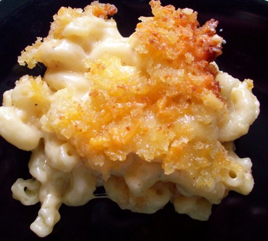 BAKED MACARONI WITH THREE CHEESES