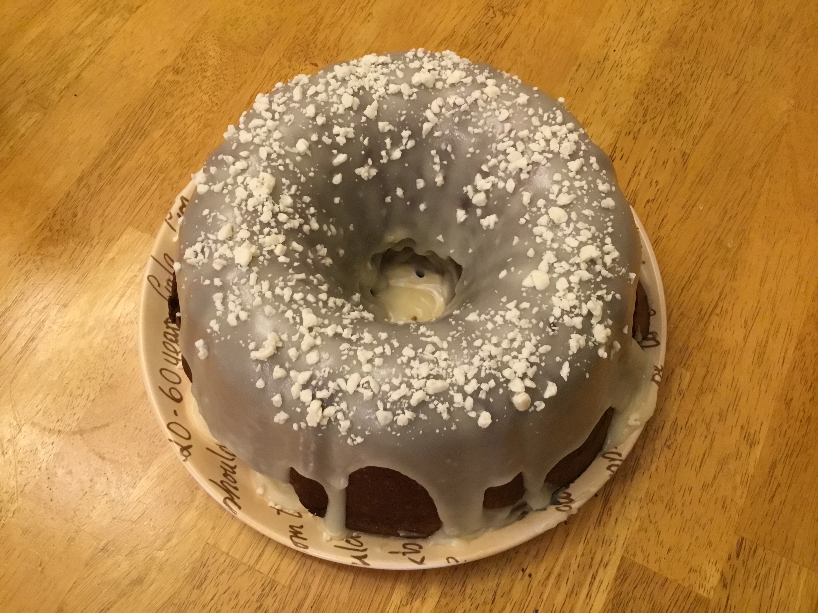 CHOCOLATE CREAM CHEESE POUND CAKE