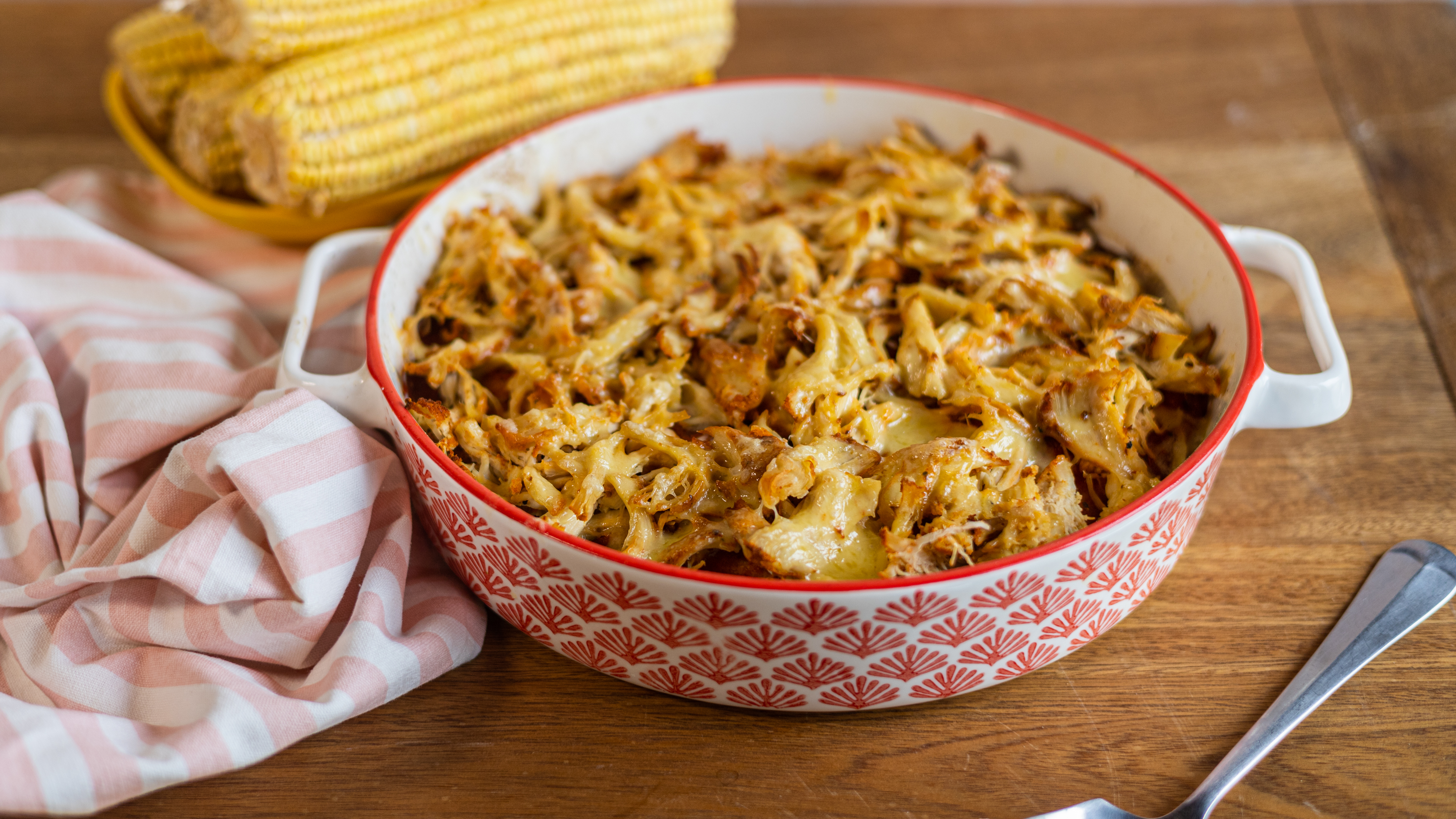 Light Chicken Tamale Casserole