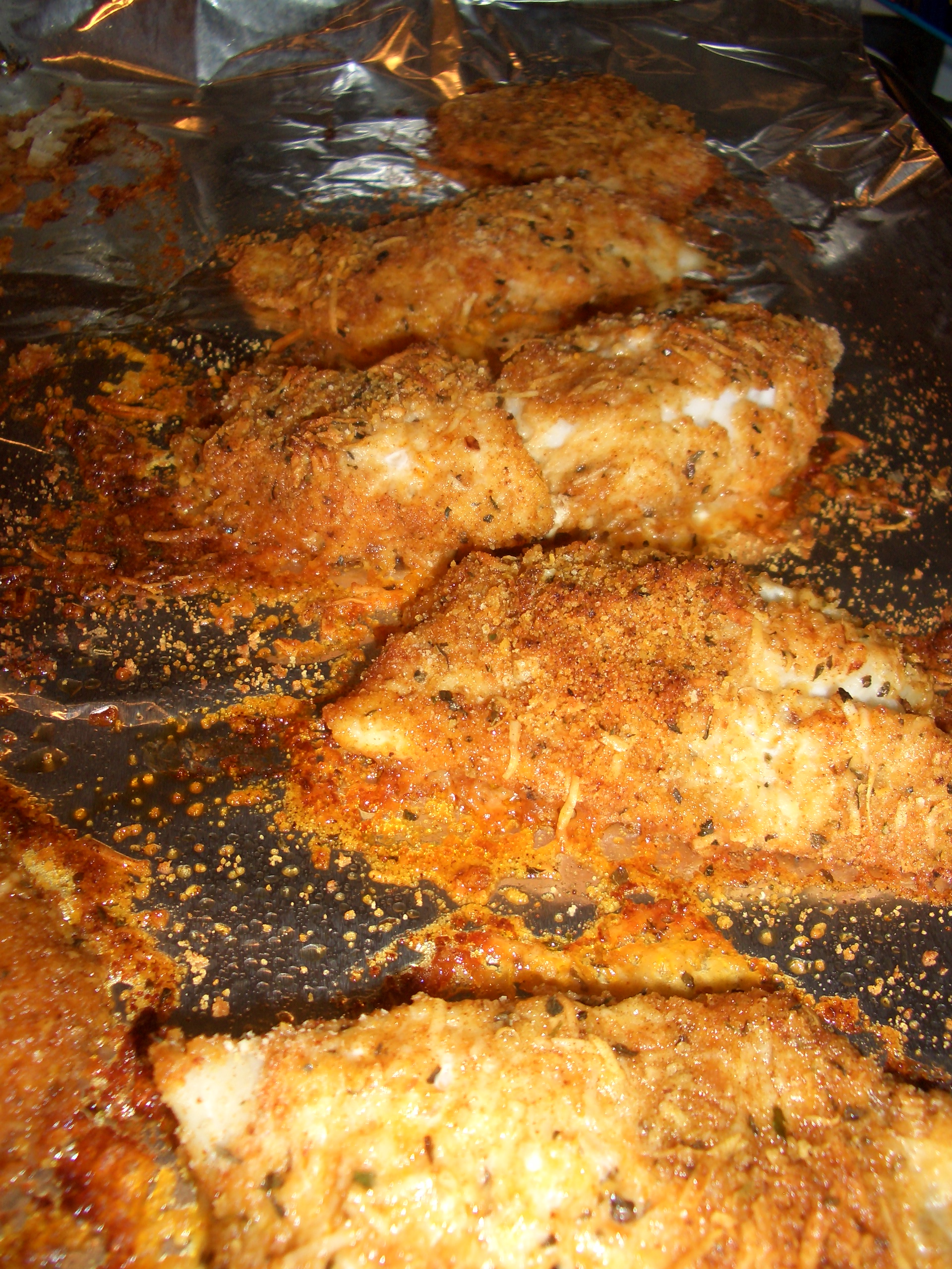 BAKED PARMESAN-BREADED FISH