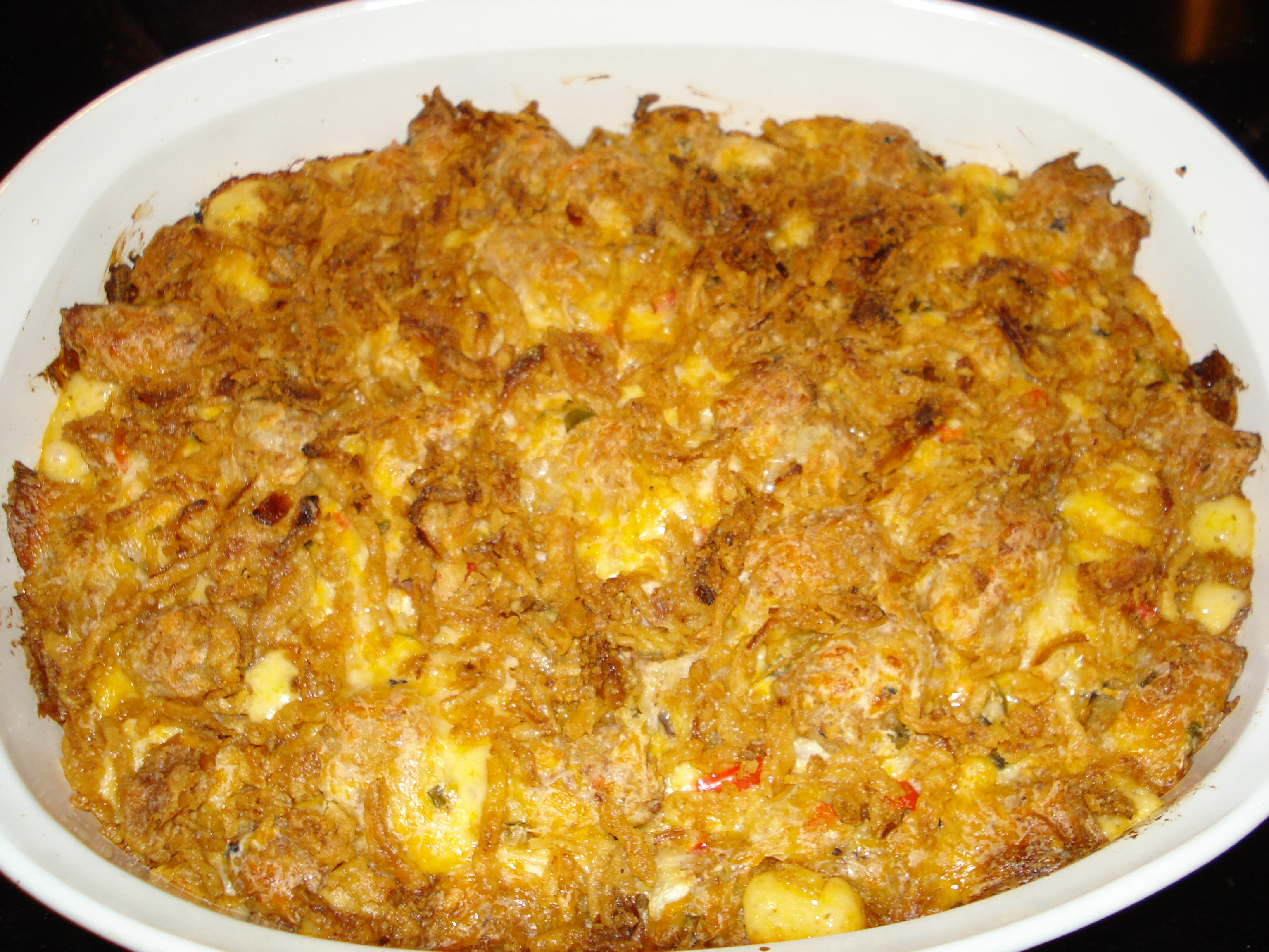 OPIE'S CHEESY TATER TOT CASSEROLE