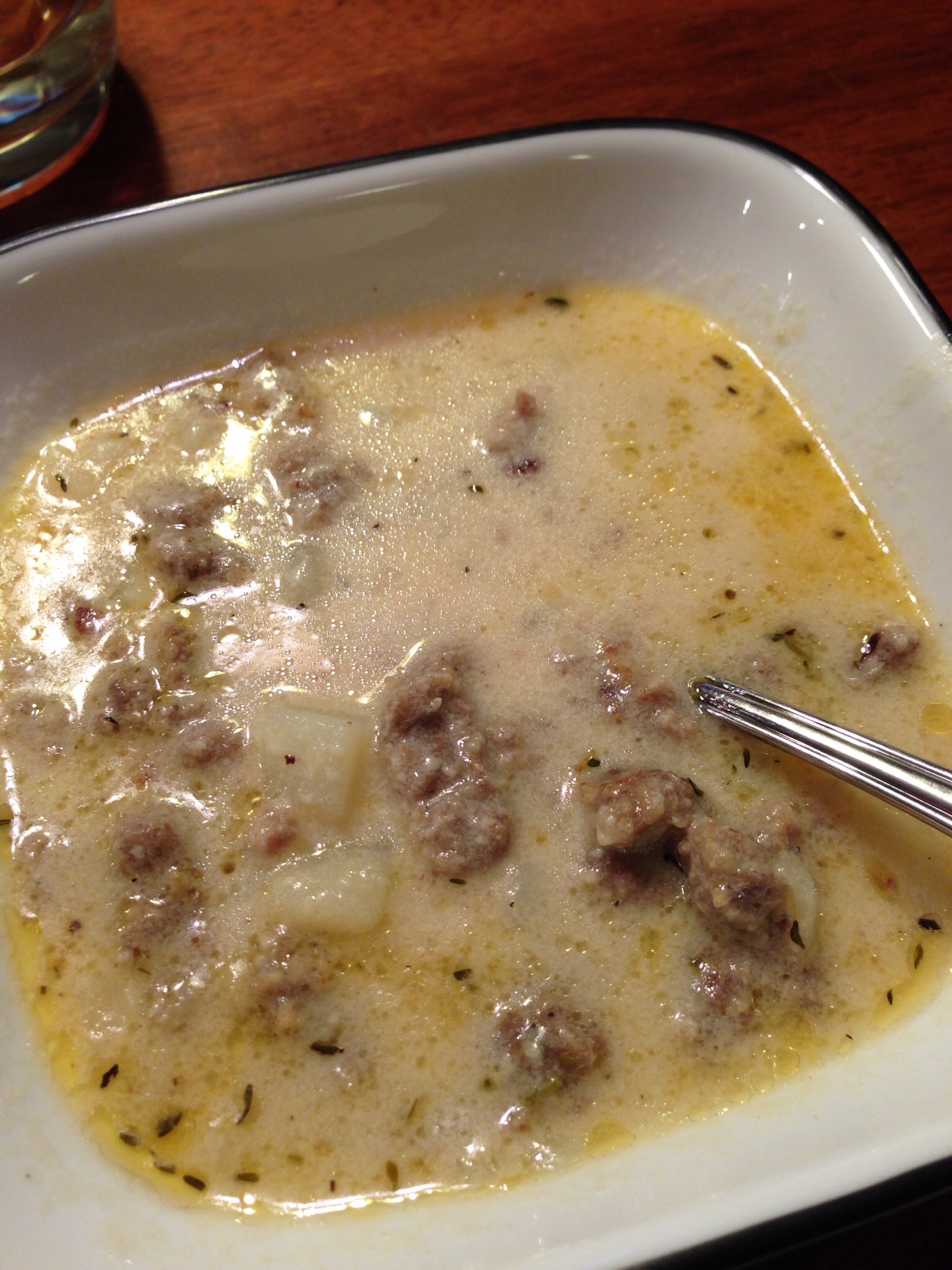 JIMMY DEAN HEARTY SAUSAGE AND POTATO SOUP