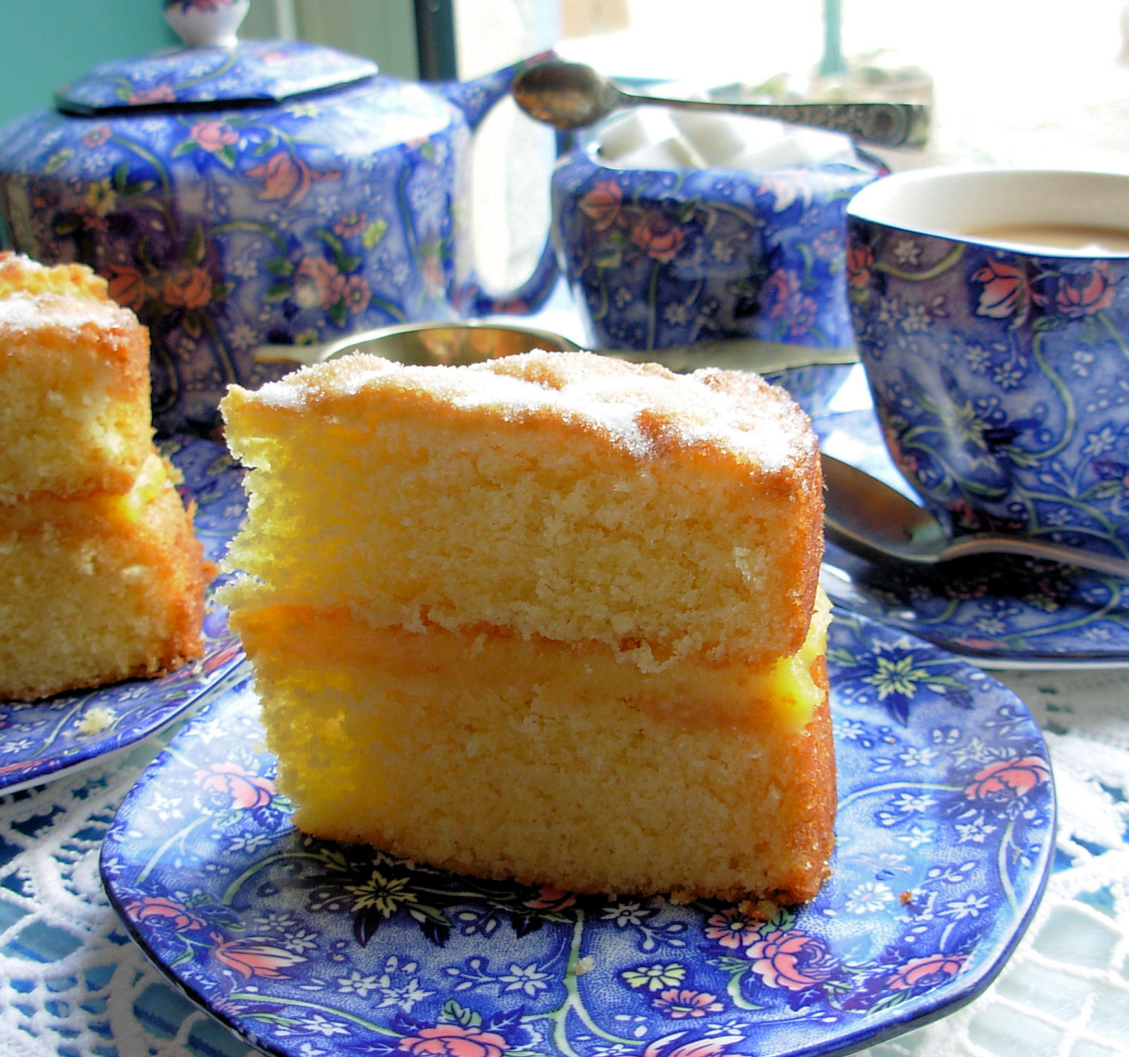 English Breakfast Tea Cake with Chocolate Chunks — Stripes & Willows