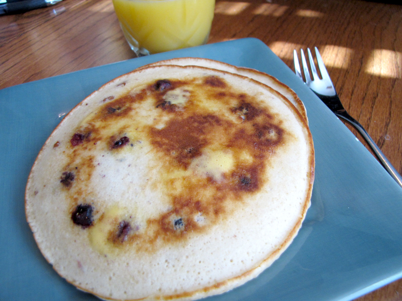 BLUEBERRY PANCAKES