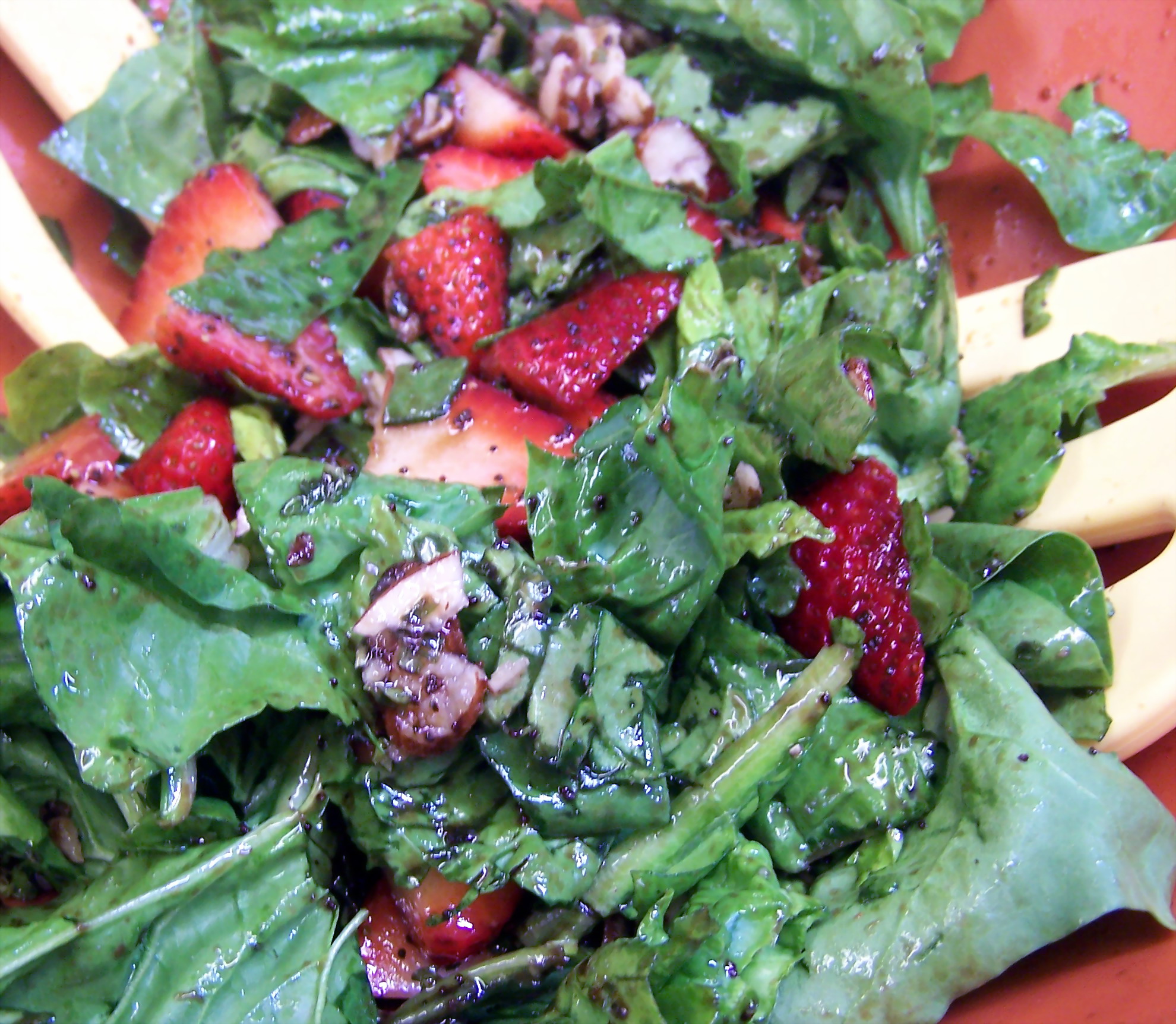 ✳ Easy SPINACH/STRAWBERRY SALAD