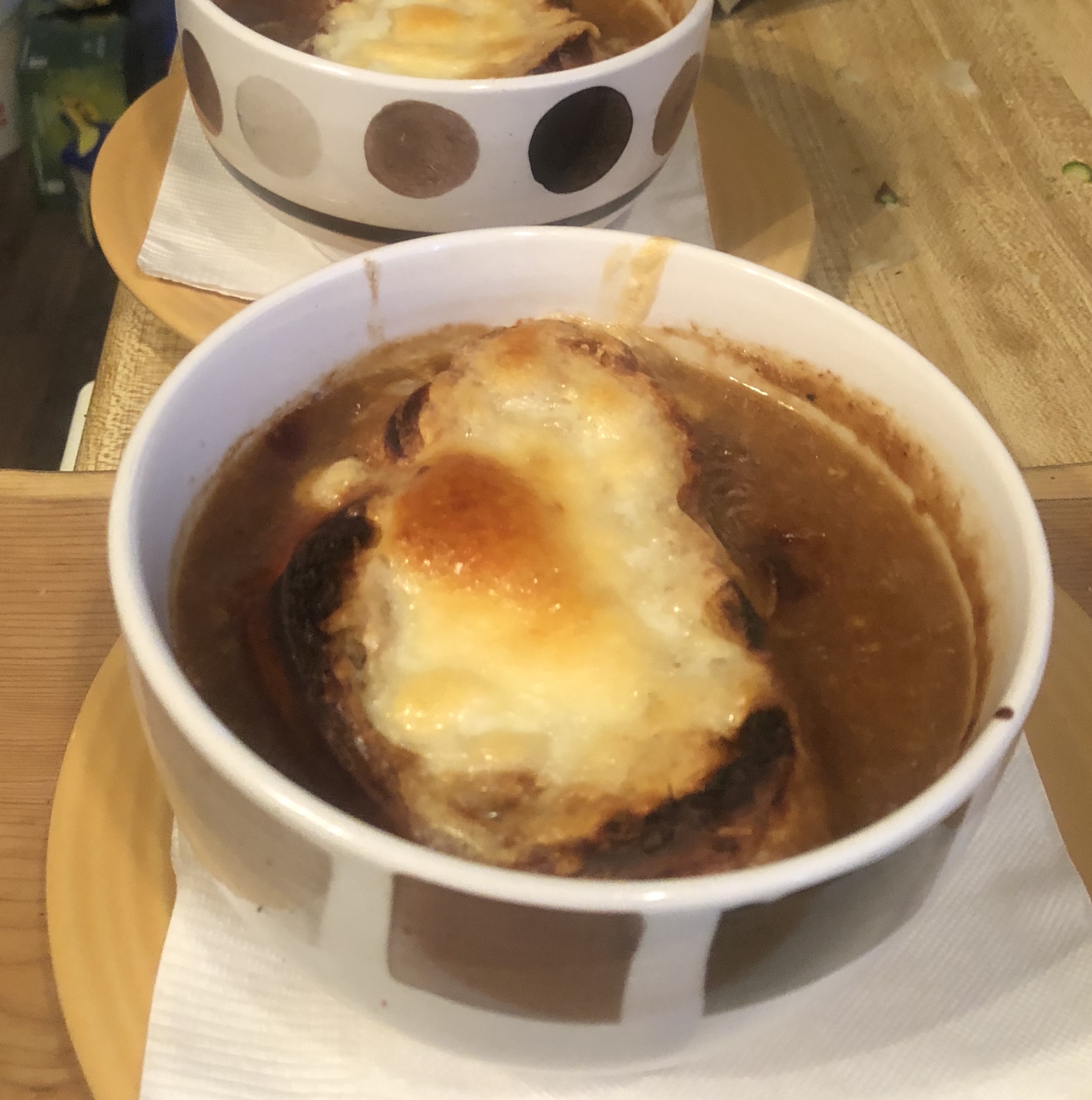 AUTHENTIC FRENCH ONION SOUP COURTESY OF JULIA CHILD