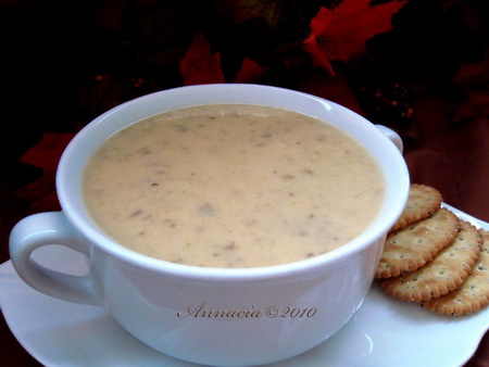 POTATO LEEK & MUSHROOM SOUP