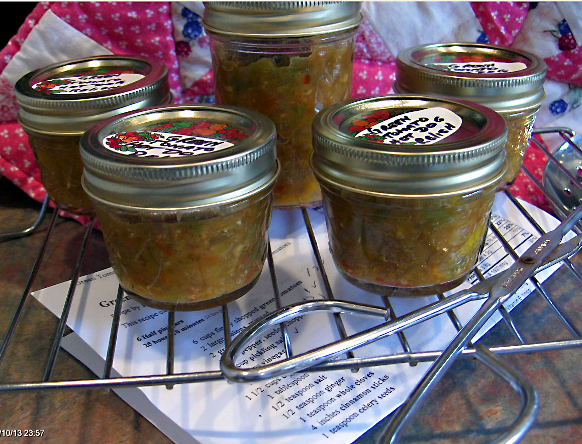 Recipe: Green Tomato Relish