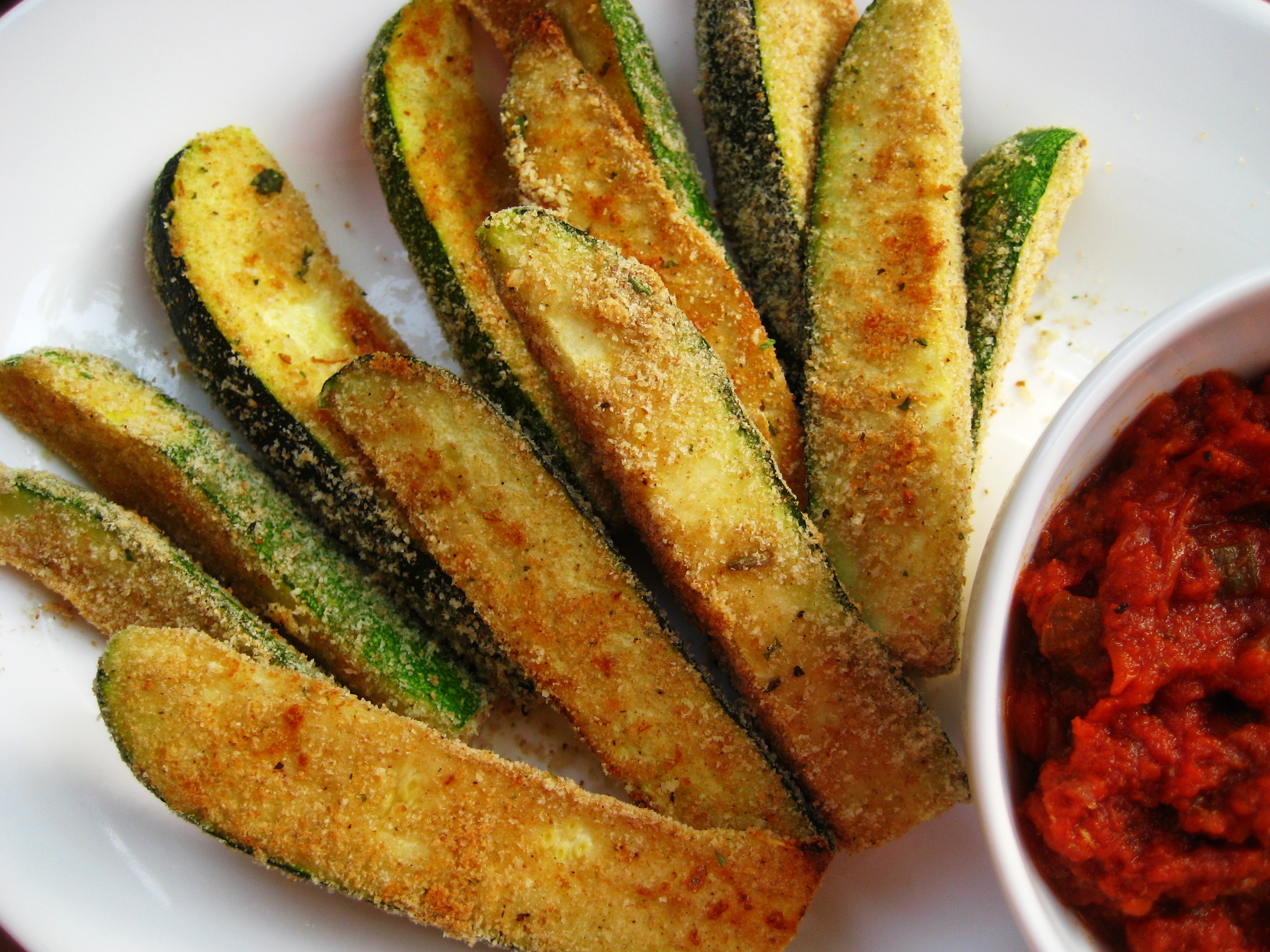 OVEN-FRIED ZUCCHINI STICKS