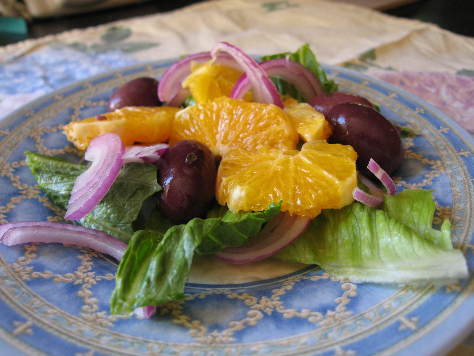 Ⓘ Recipe ONION, OLIVE AND ORANGE SALAD