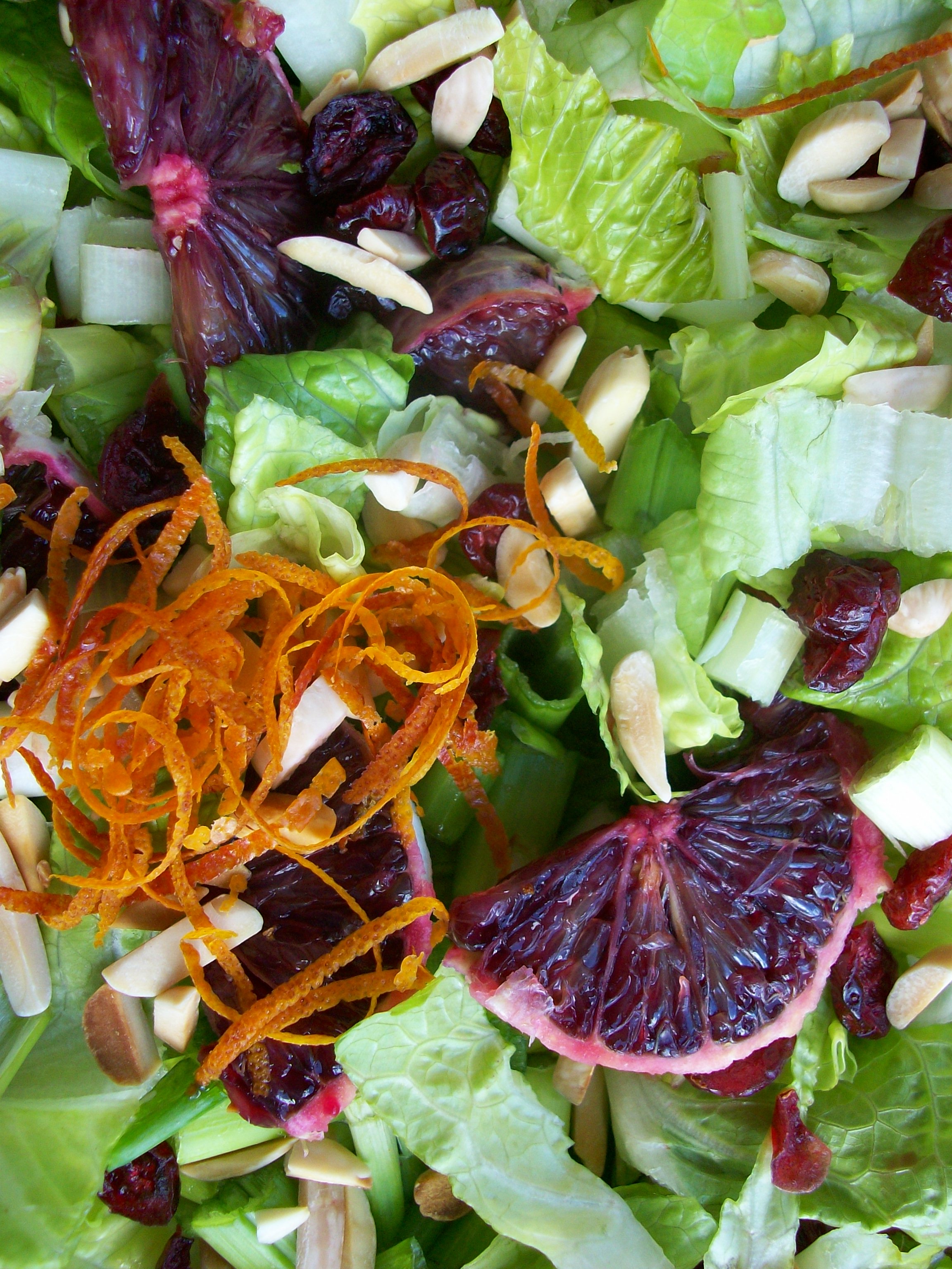 orange almond salad with tarragon dressing Orange & Almond Salad With Tarragon Vinaigrette
