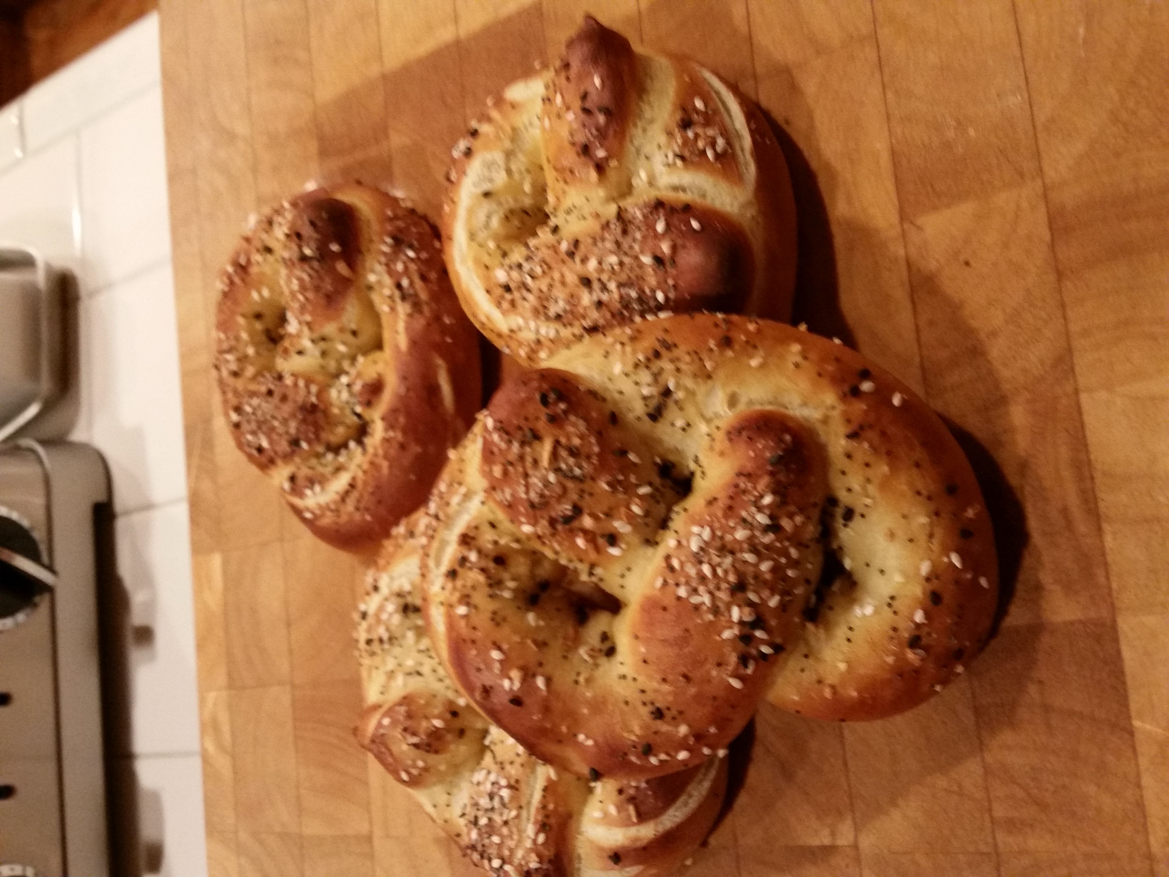 GIANT SOFT PRETZELS