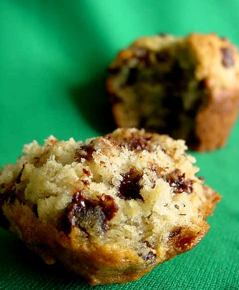 BANANA CHIP MUFFINS