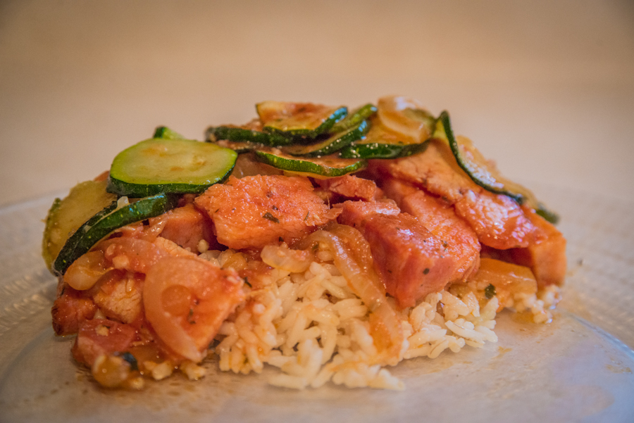 QUICK DINNER USING LEFTOVER PORK TENDERLOIN