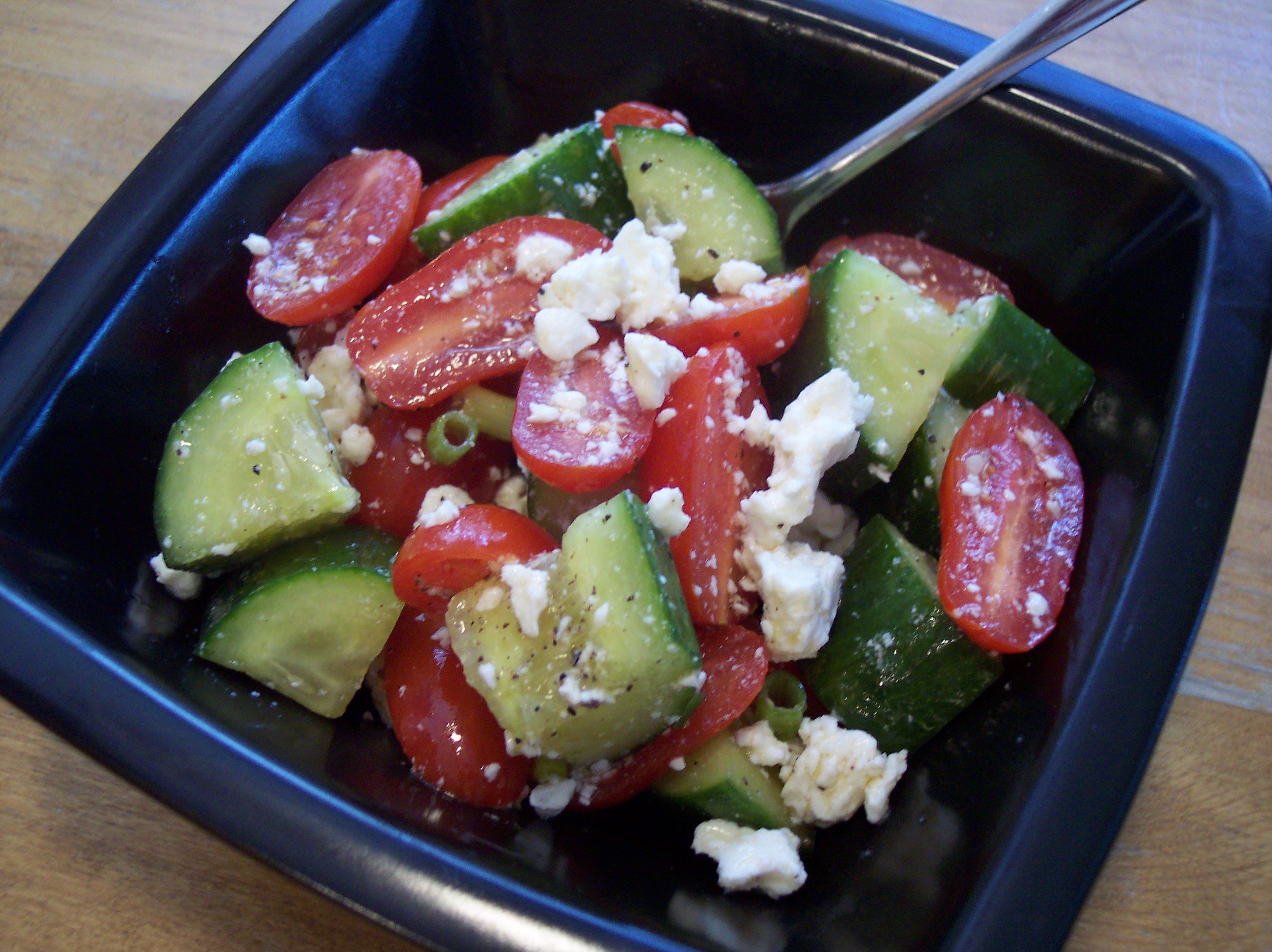 GREEK CUCUMBER SUMMER SALAD