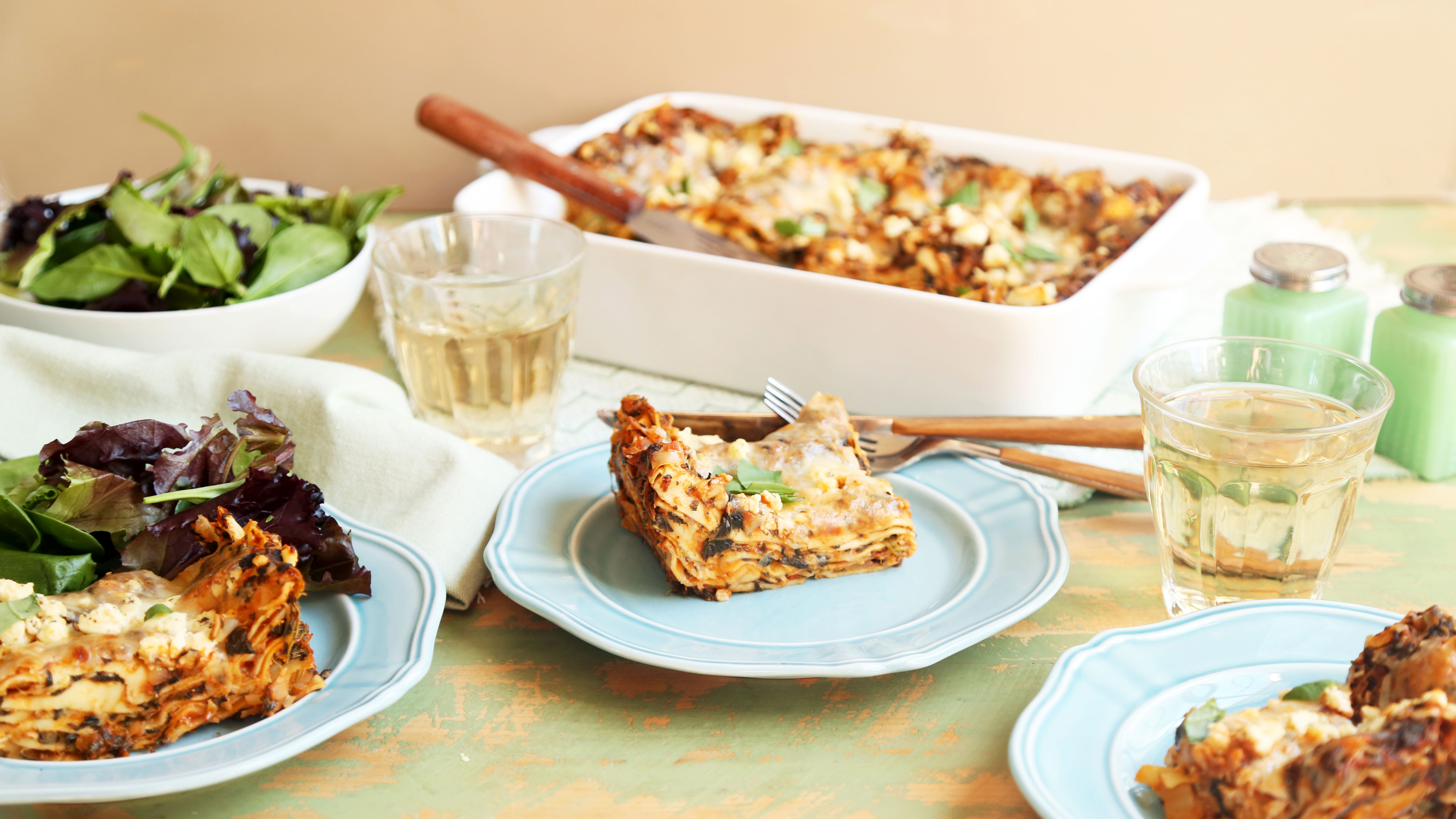 ❉ Recipe ARTICHOKE SPINACH LASAGNA