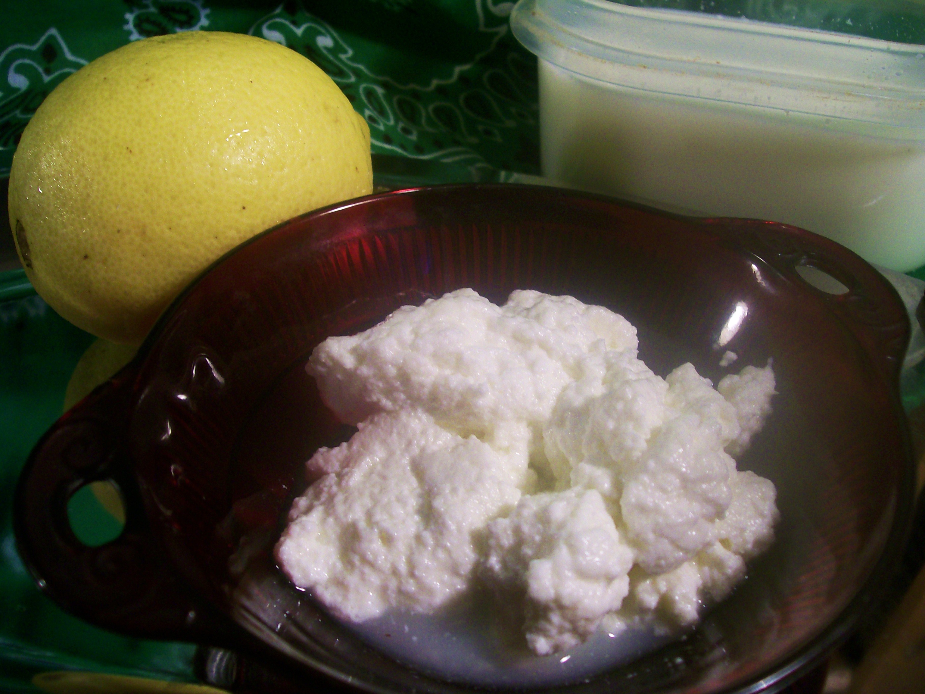 Homemade Fresh Ricotta Cheese Recipe Food Com