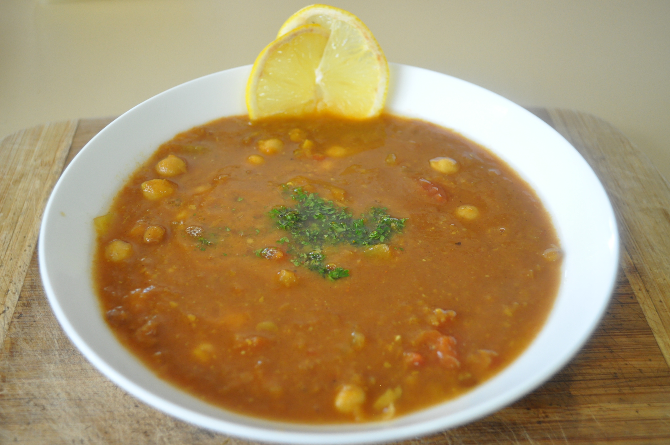 HARIRA - CHICKPEA AND LENTIL SOUP