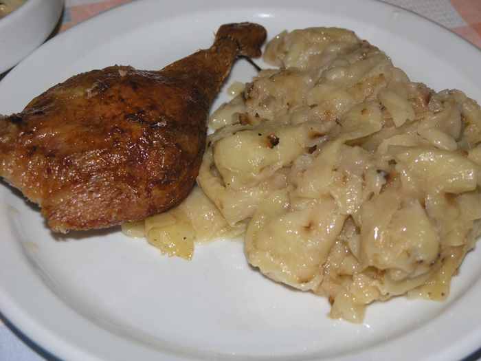 Balsamic Cherry Glazed Roasted Duck with Stuffing