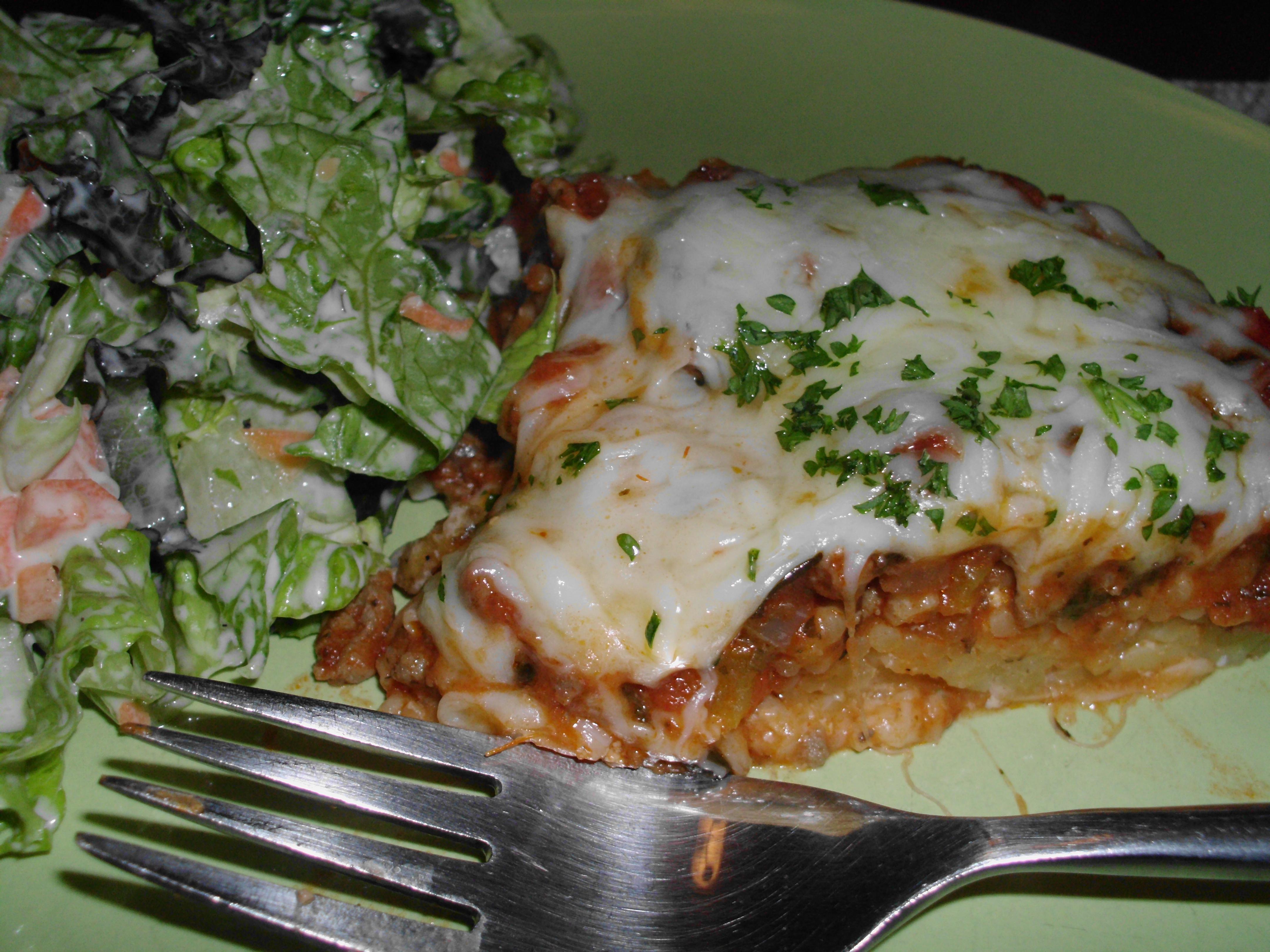 SIMPLE SPAGHETTI CASSEROLE