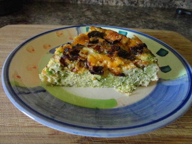 NO CRUST BACON QUICHE