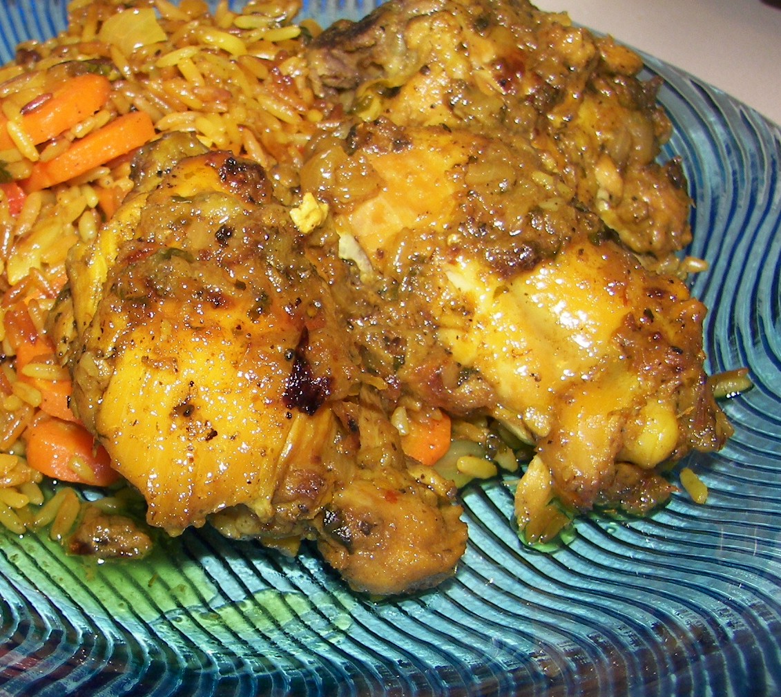 MOROCCAN SAFFRON CHICKEN