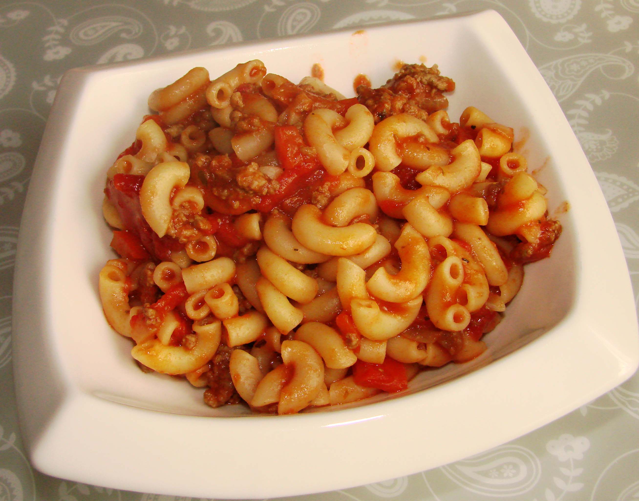 american chop suey recipe beef tomato soup