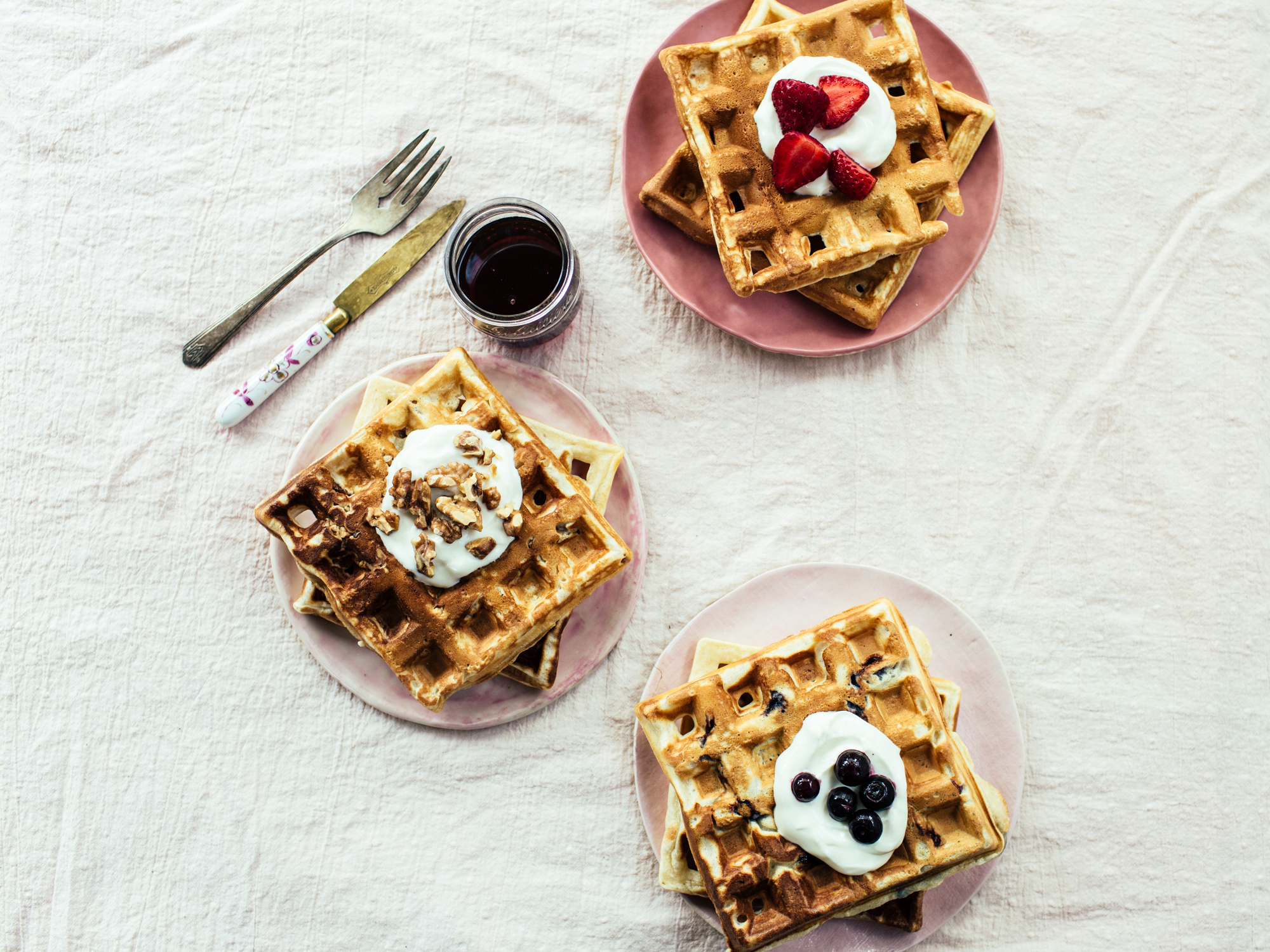 JB'S CLASSIC BELGIAN WAFFLES (AND VARIATIONS)