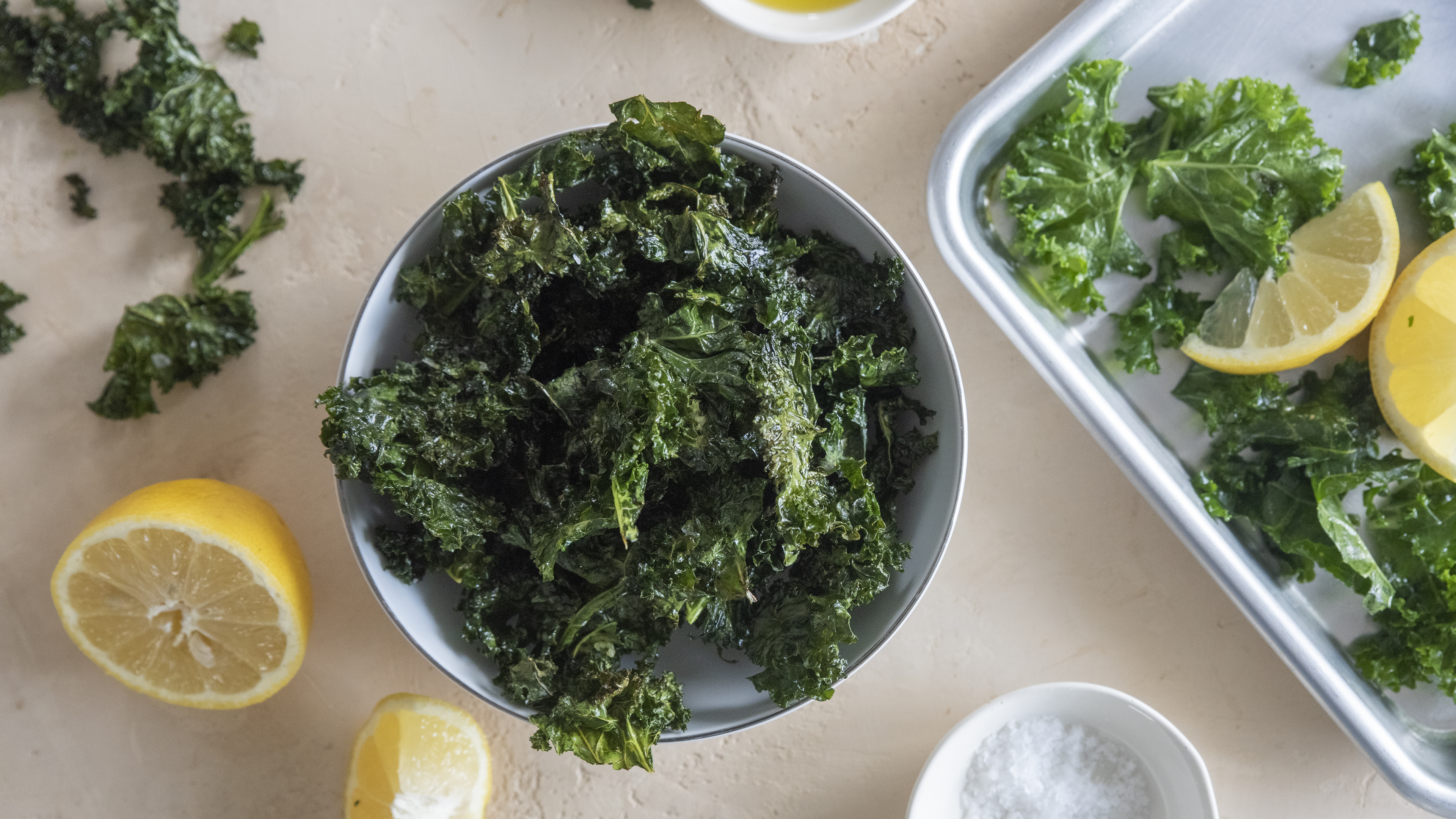 Lemon Kale Chips