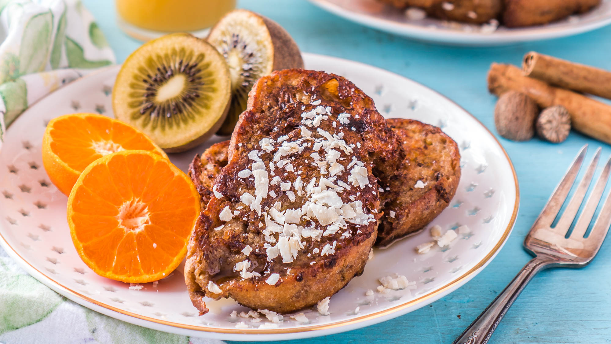 Vegan French Toast With Coconut Milk & Banana