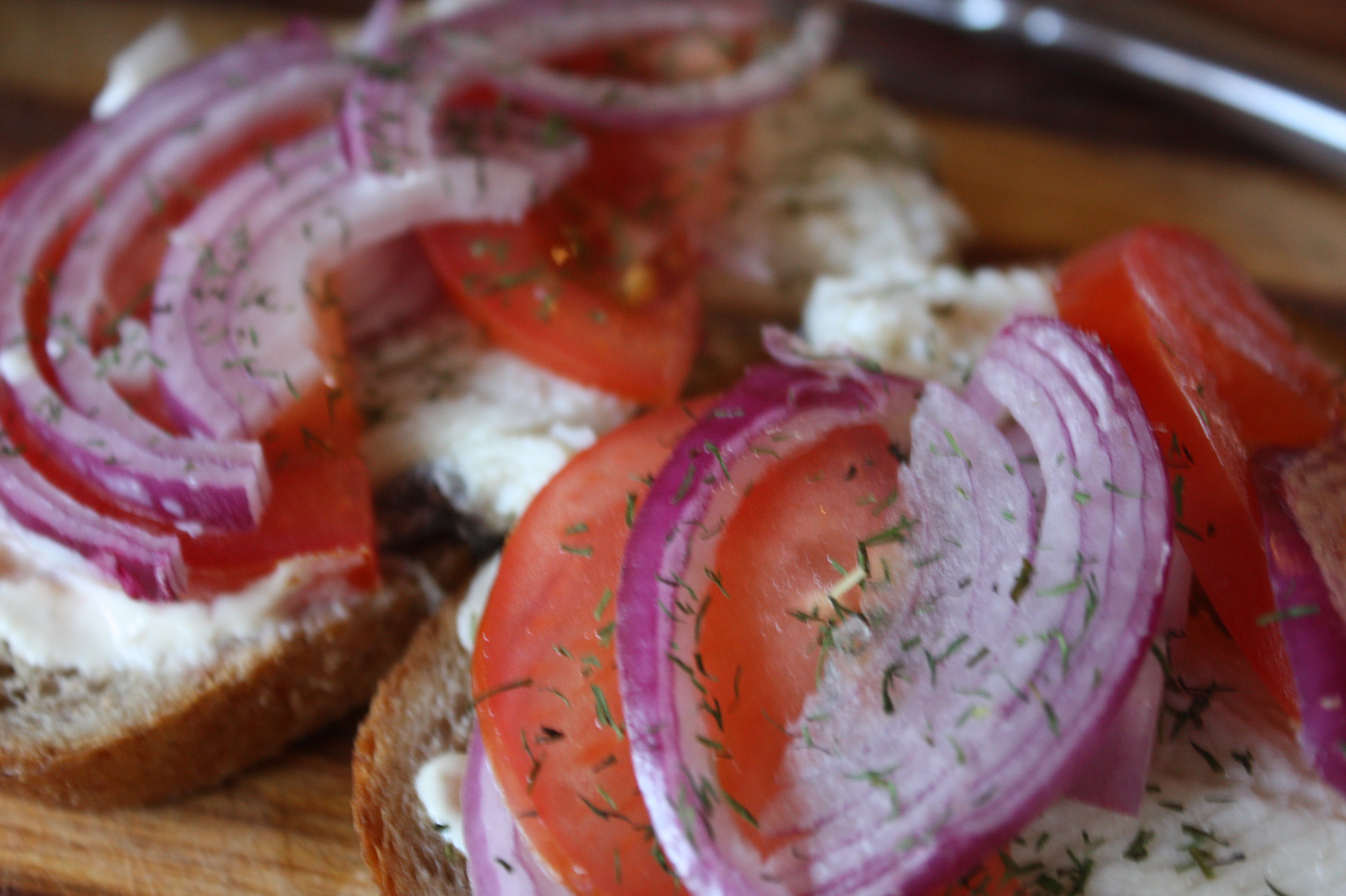 Denmark: Onion and Herring Smorrebrod