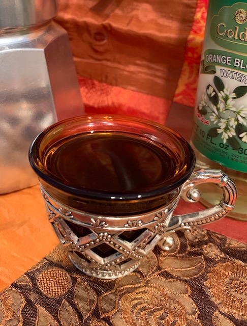 MOROCCAN CINNAMON COFFEE WITH ORANGE FLOWER WATER