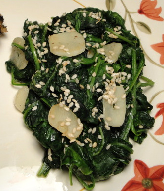 ✥ Healty SPINACH AND GARLIC