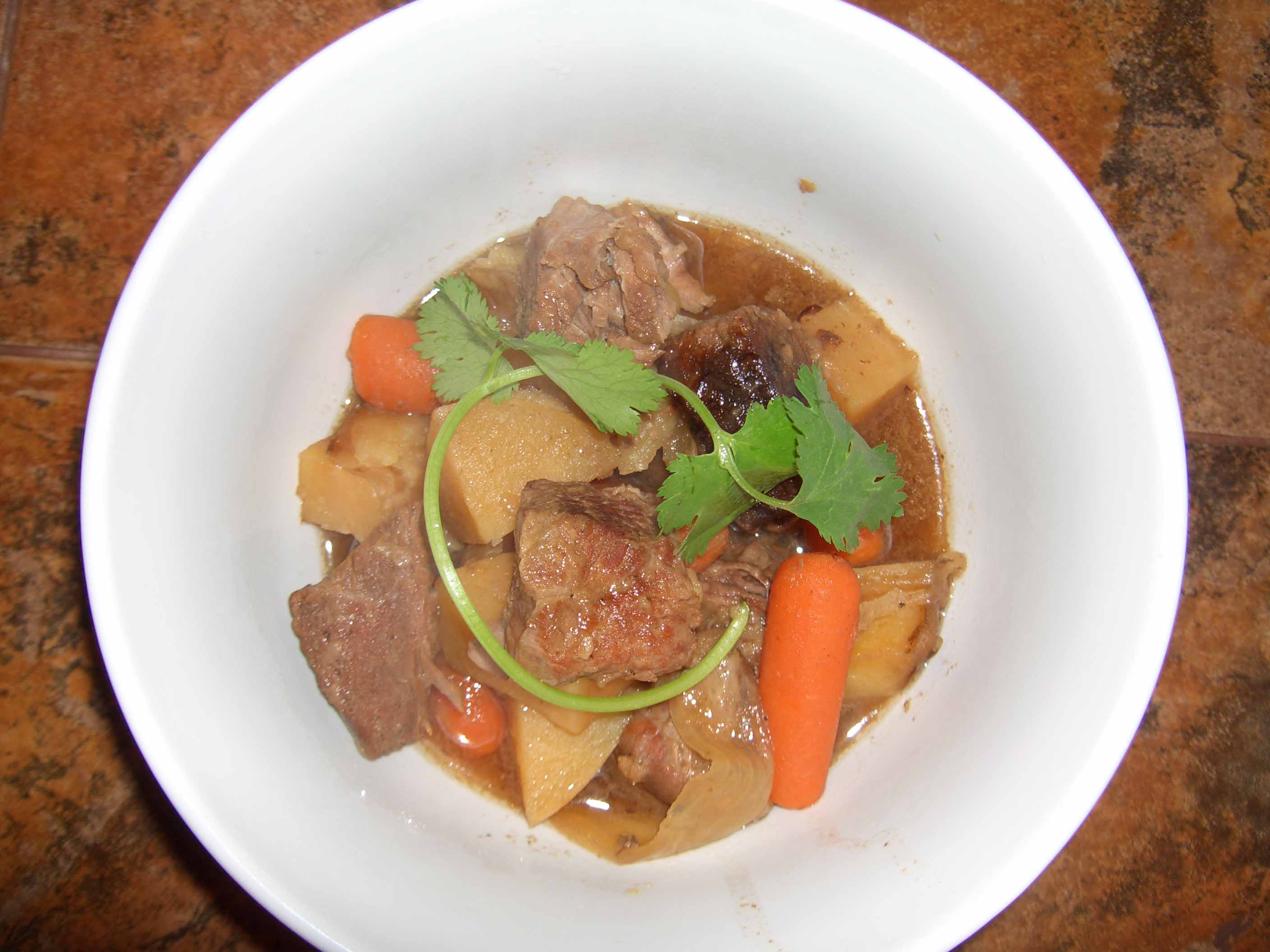 NIKU JAGA (JAPANESE BEEF STEW IN THE CROCK POT)