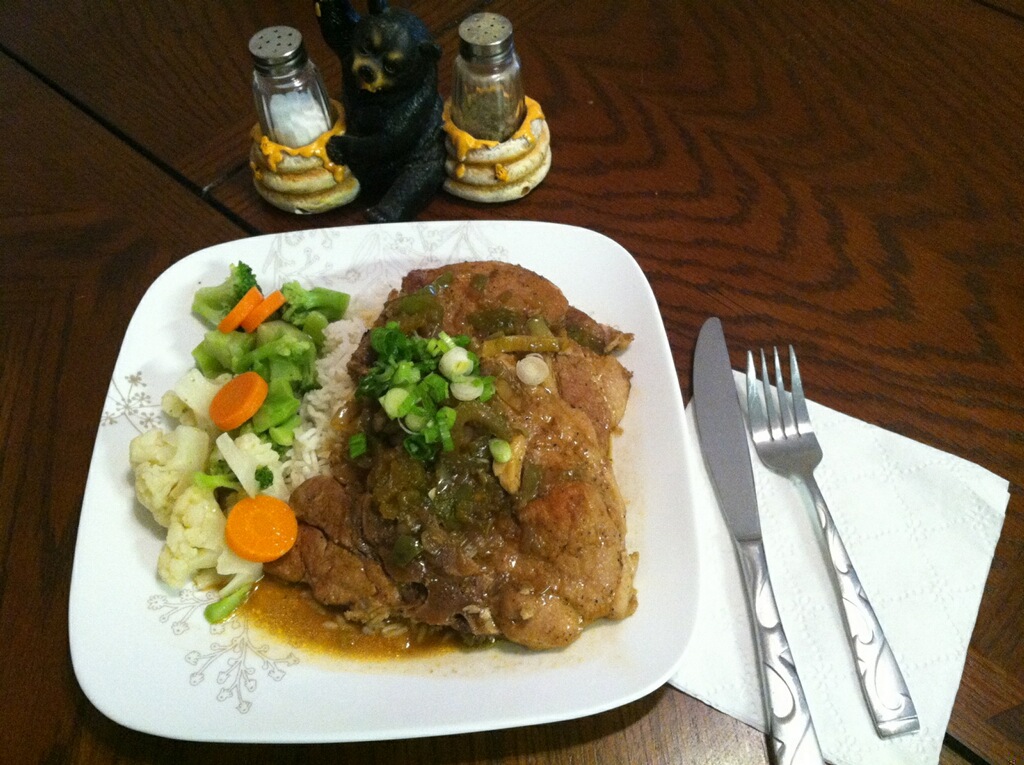 ℳ  CAJUN PORK CHOPS