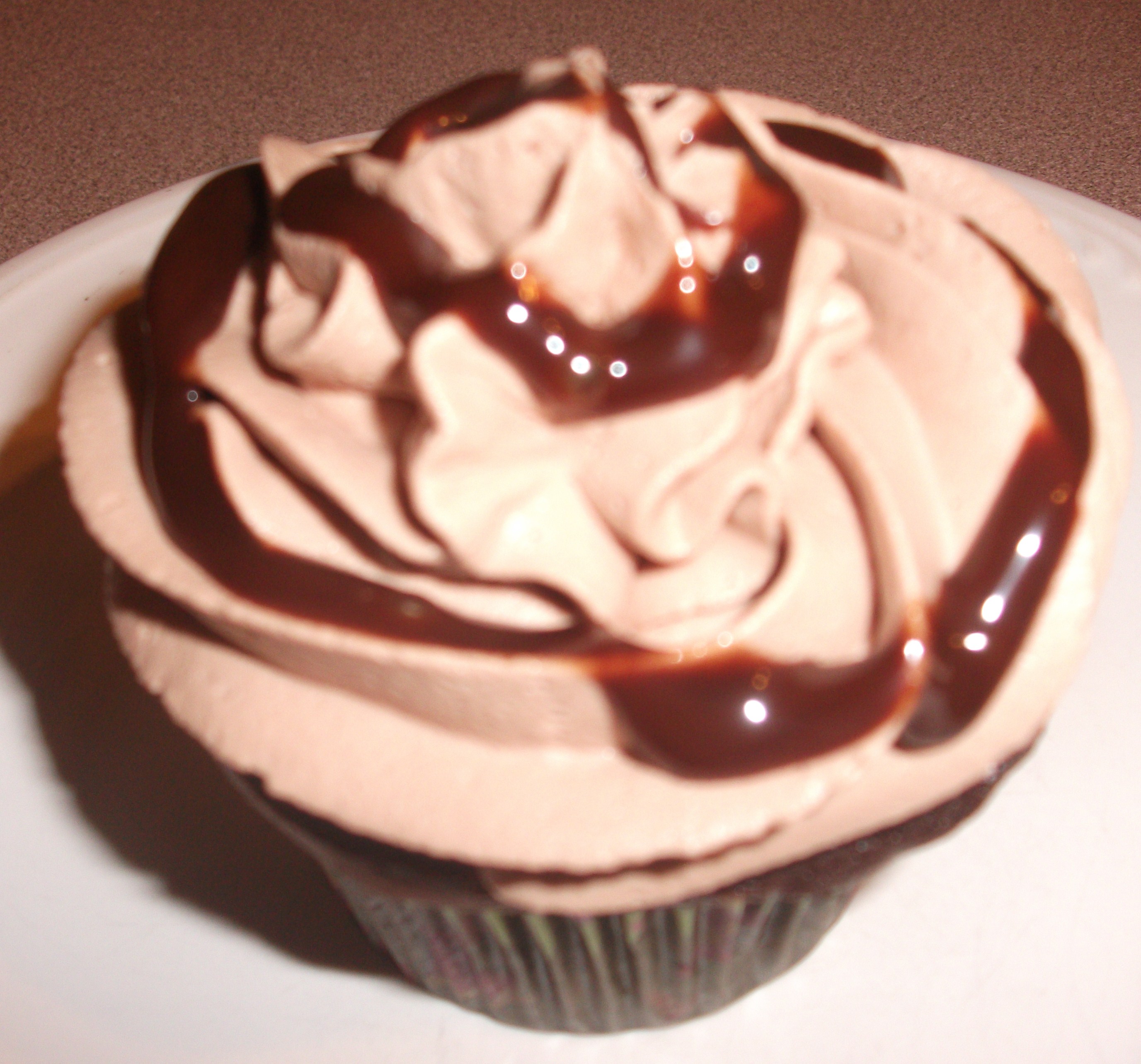 Jumbo Chocolate Cupcakes with cream cheese filling - SueBee Homemaker