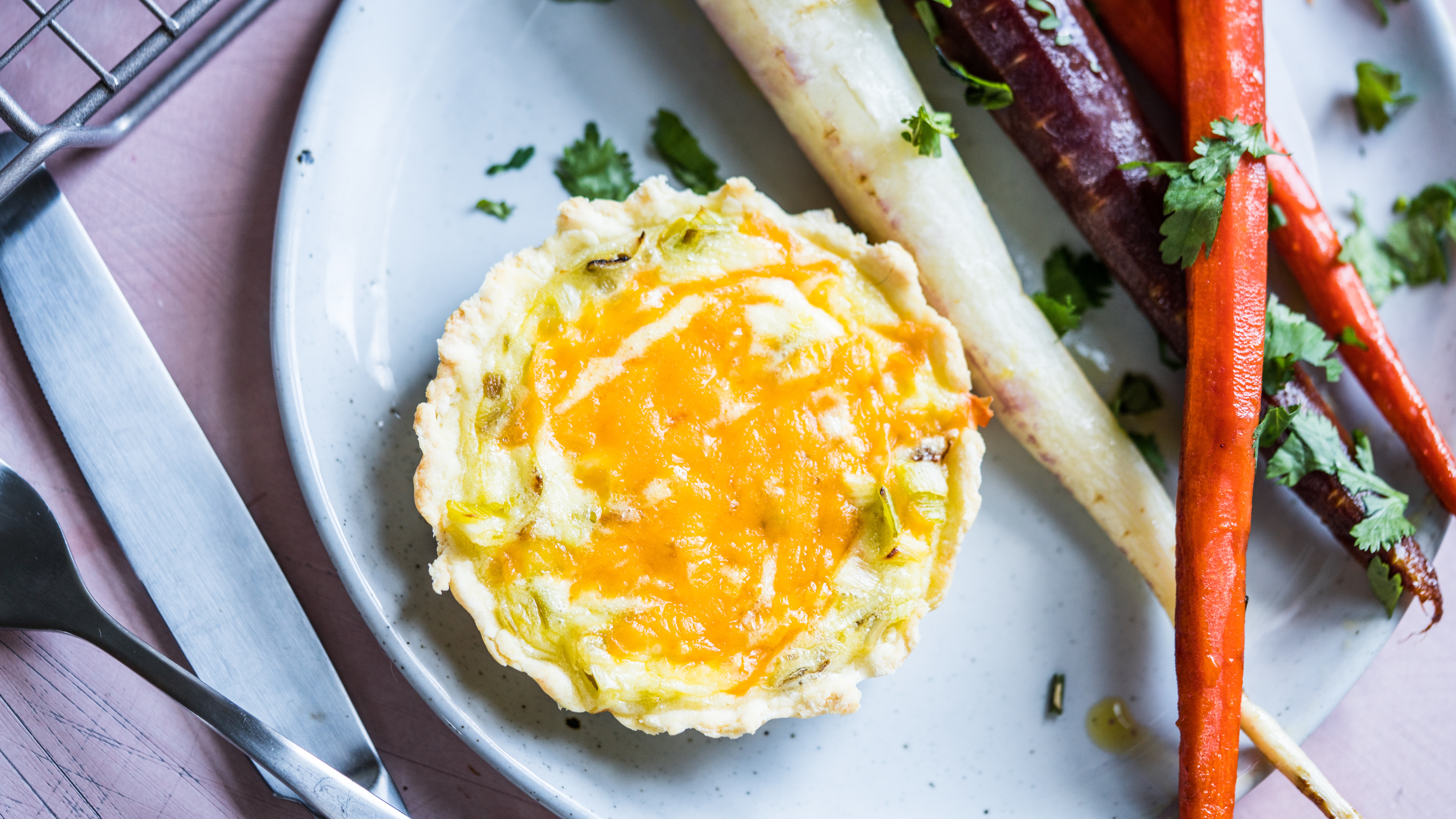 Cheese & Leek Tartlets