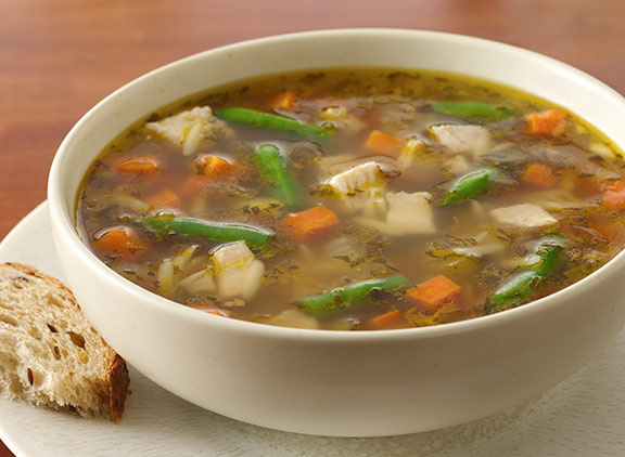 Next-Day Turkey Soup with Mashed Potato Polpetti Recipe, Michael Chiarello