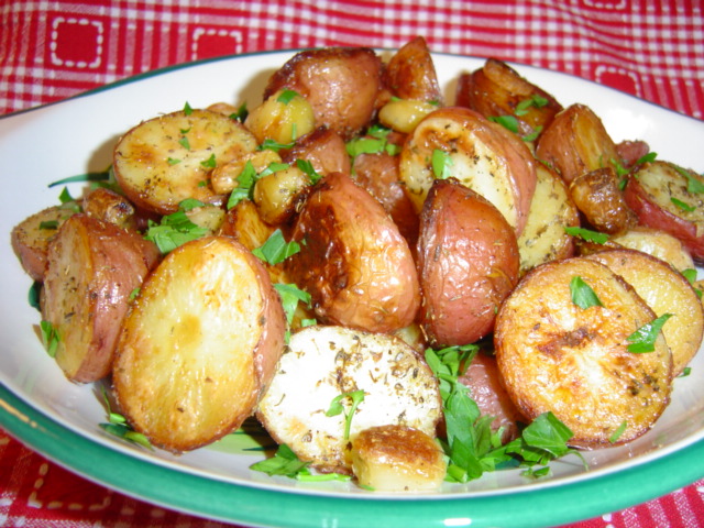 Truffle Roasted Potatoes - Allie Carte Dishes