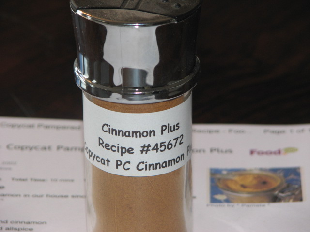 BAKING SPICE - COPYCAT PAMPERED CHEF CINNAMON PLUS MIX