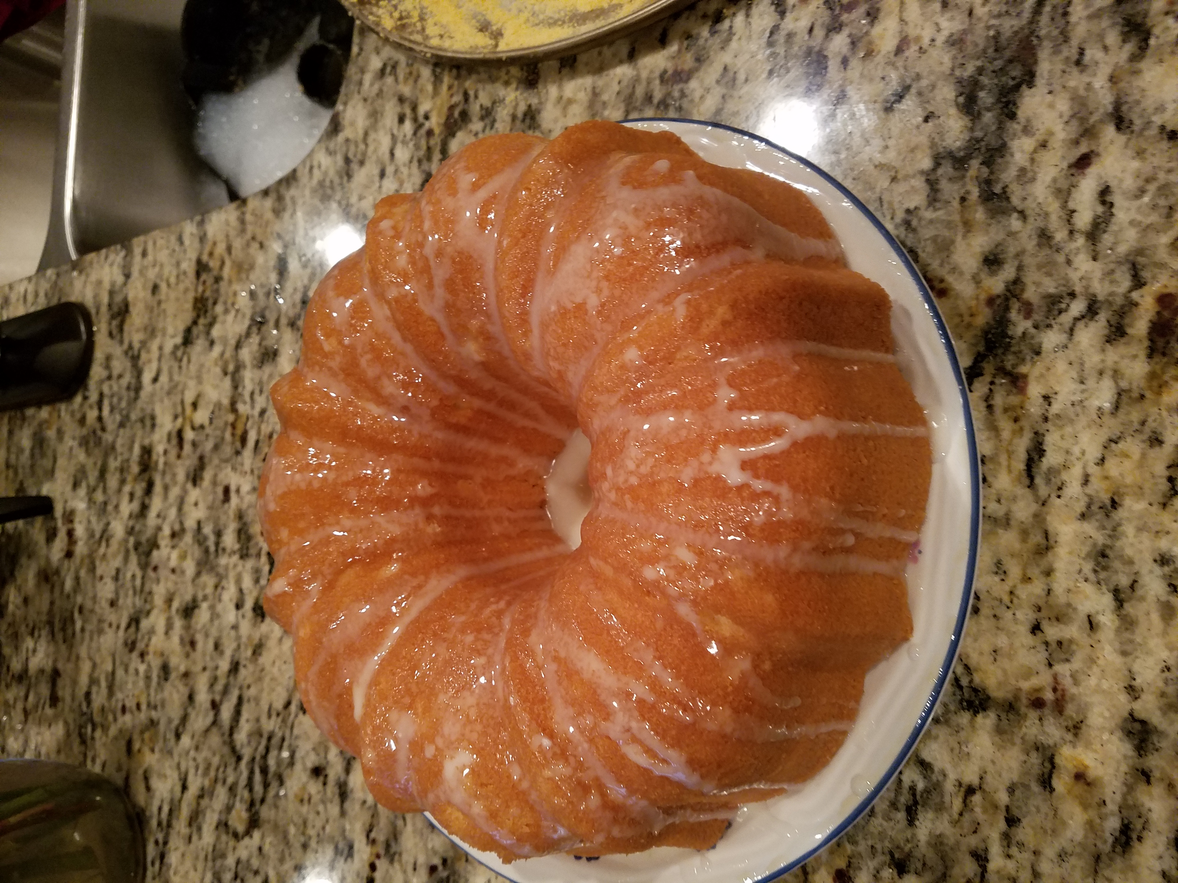 SOUR CREAM BUNDT POUND CAKE