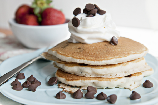 CHOCOLATE CHIP PANCAKES