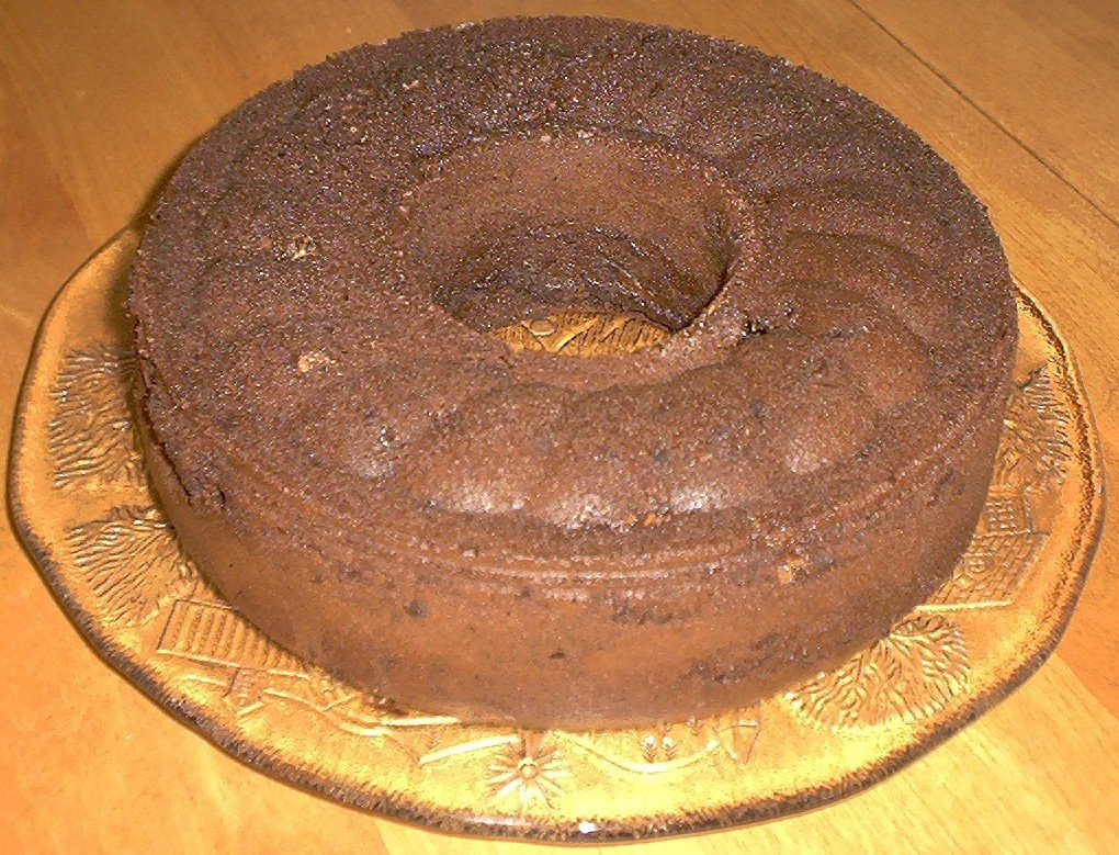 CHOCOLATE CHOCOLATE CHOCOLATE BUNDT CAKE