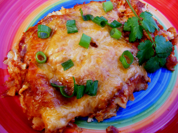 CHICKEN CREAM CHEESE ENCHILADAS