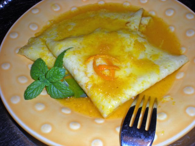 crepe suzette garter belt Galvins' crêpes Suzette