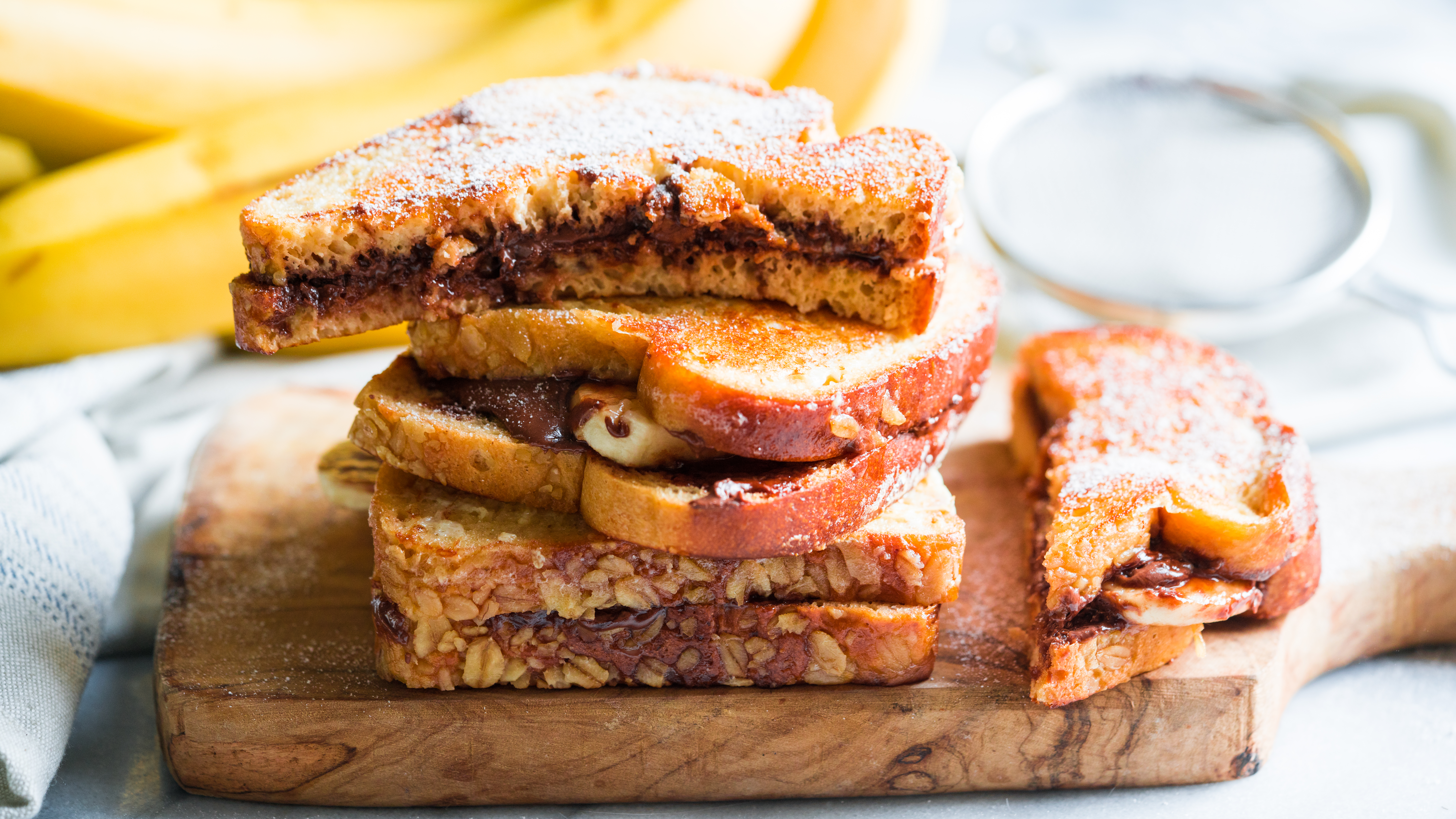 Banana-Chocolate French Toast
