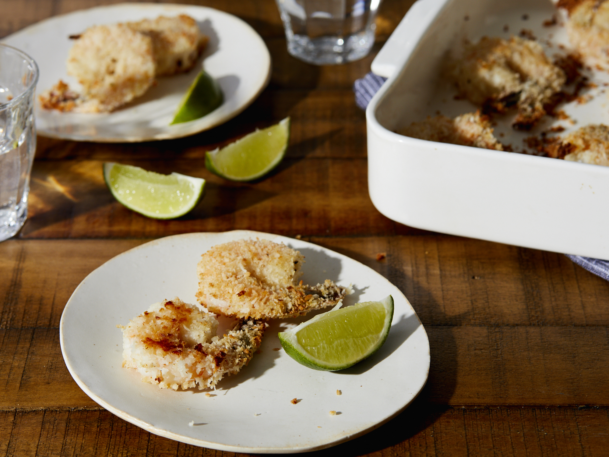 Baked coconut shrimp with mango dipping sauce - Caroline's Cooking