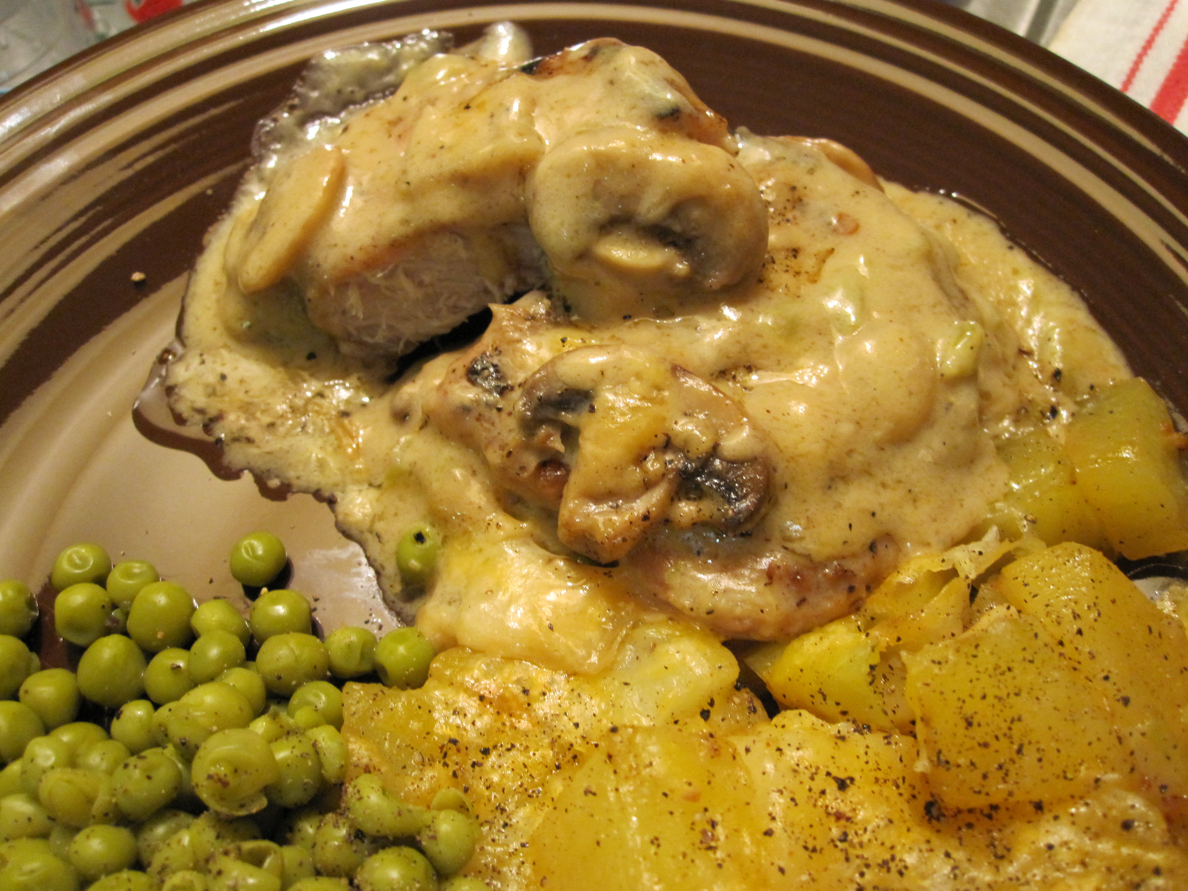 Ⓐ Easy SOUPED-UP PORK CHOPS OR CHICKEN